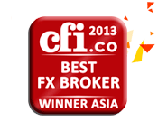 2013 Majalah CFI.co<br>Broker FX Terbaik di Asia